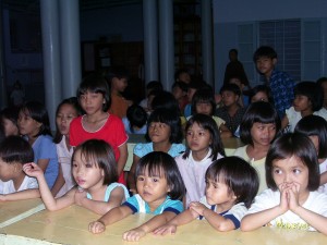 A visit to the orphanage at Hue touched our hearts.