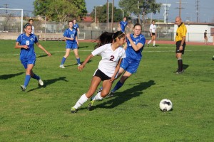   Rosemead senior Quinley Quezada, who will play at UC Riverside next season, attracted a lot of attention from visiting Calvary Murrieta in CIF Playoff game on Feb. 17, at Rosemead High School won by the host Panthers 3-1.