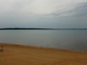 At Traverse City we had a nice hotel on the beach.