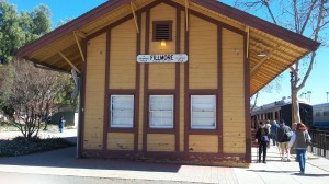 The Fillmoe station was built in l887 when the tracks were on the main route between Los Angeles and San Francisco.