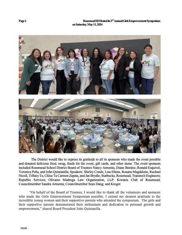 News from the Rosemead SD7b